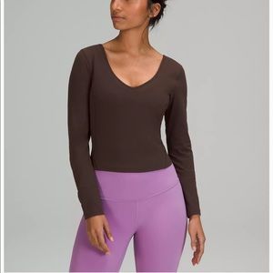 New Lululemon Align Crop shirt
